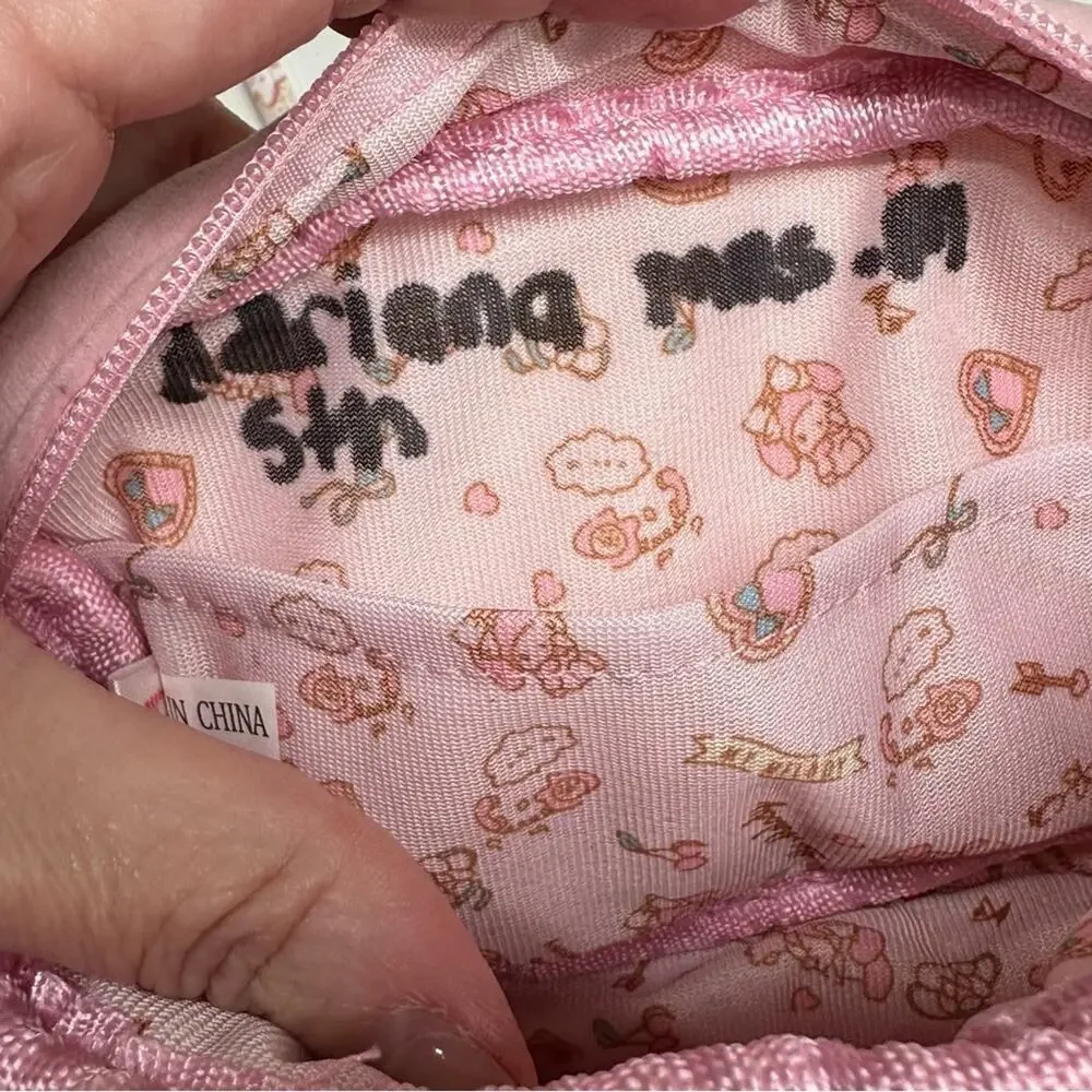 Bundle: Sanrio | My Melody Makeup Bag or Pencil Pouch & Lanyard | Pink